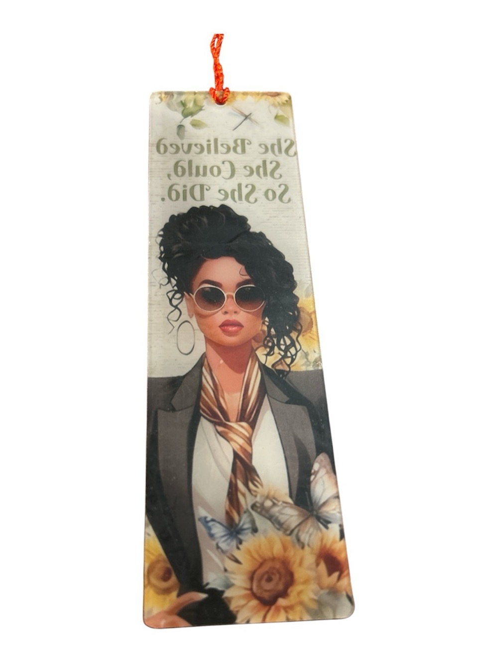 Inspirational She Believed She Could Bookmark - Picture 2 of 2